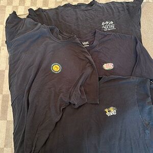 Bundle of 4 men’s large/medium loose vans shirts